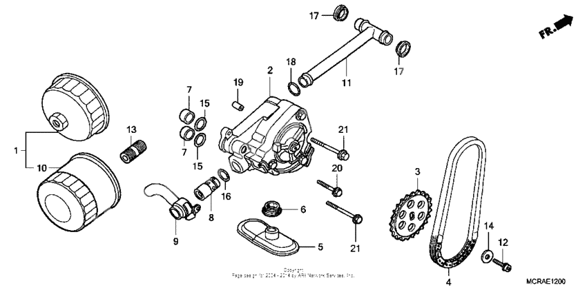 Oil filter + oil pump
