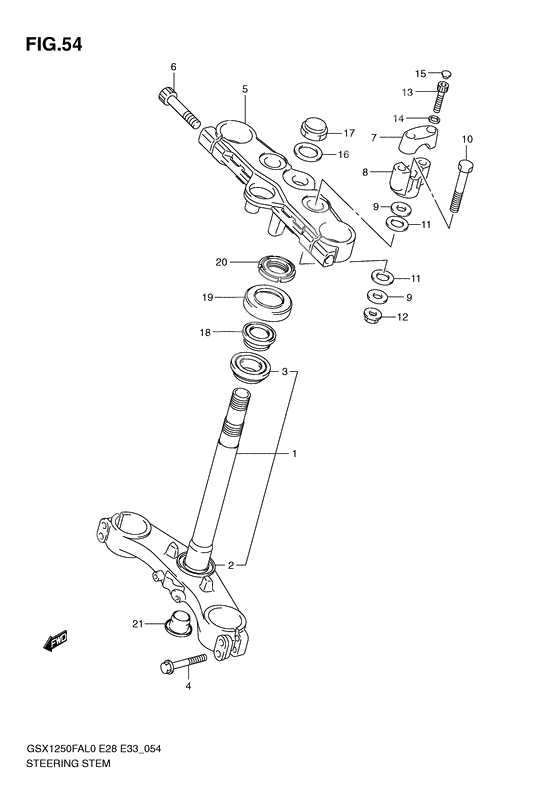 Steering stem