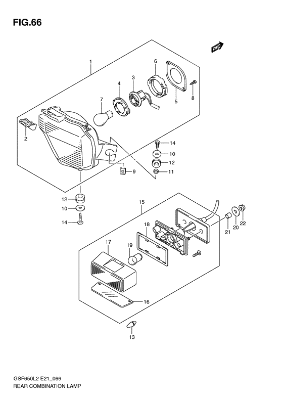 Rear combination lamp