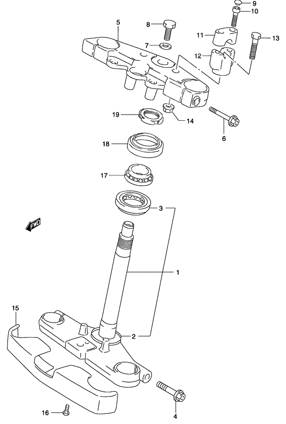 Steering stem