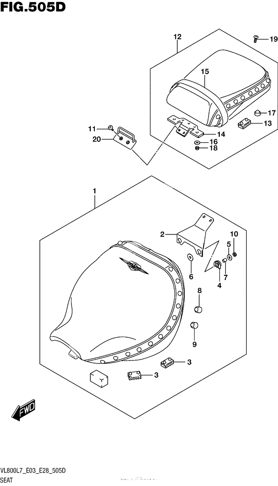 Seat (Vl800Tl7 E03)