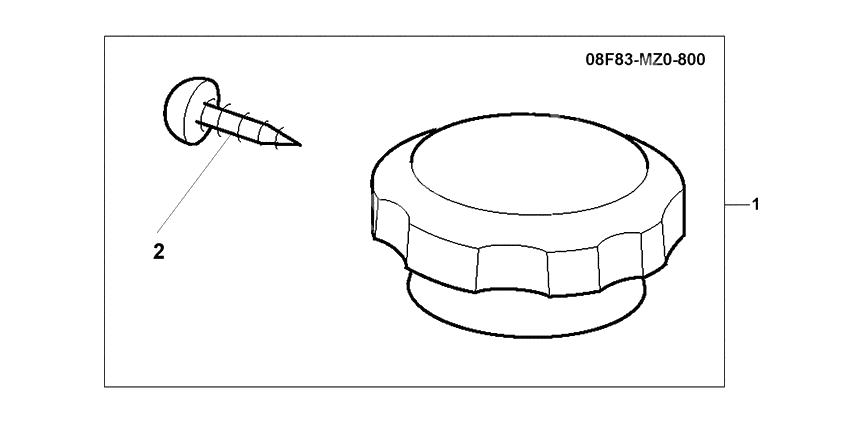 Chrm radiator cap