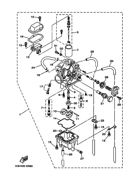 Carburetor assy