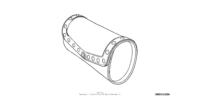 Front pouch (studded)