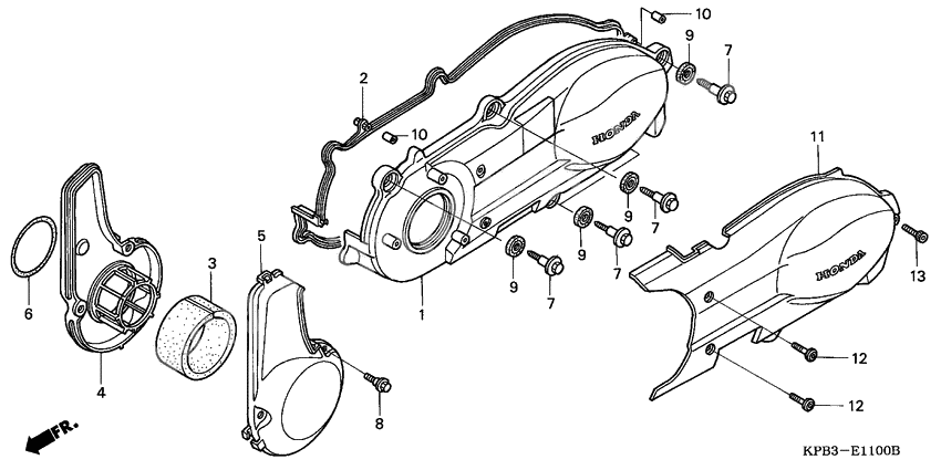 Left crankcase cover