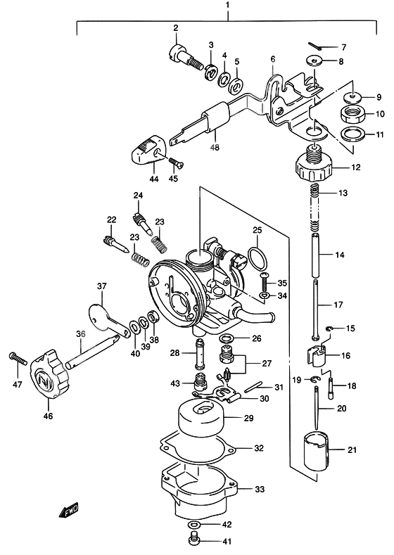 Carburetor assy