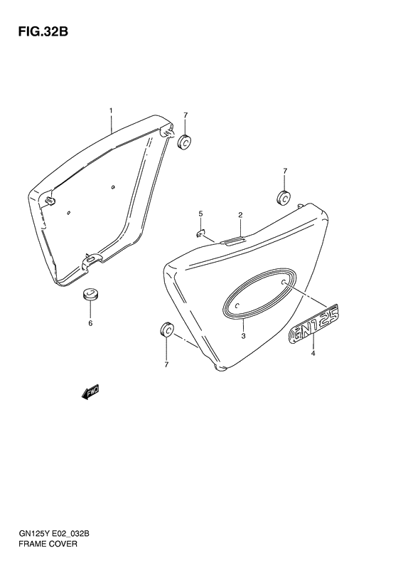 Frame cover              

                  Model k1