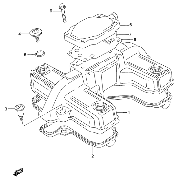 Cylinder head cover