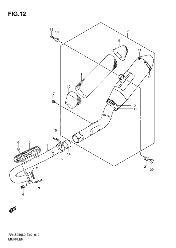 Muffler comp