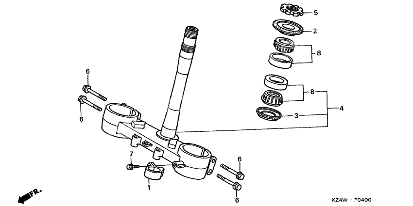 Steering stem