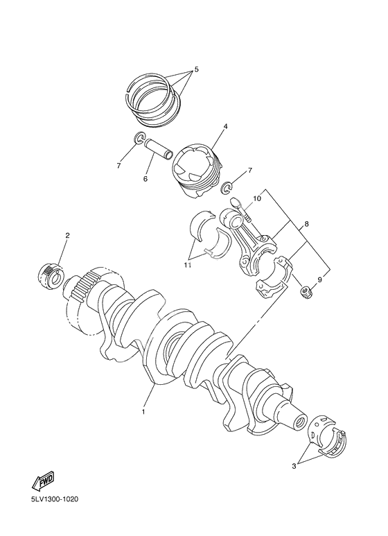 Vilebrequin & piston