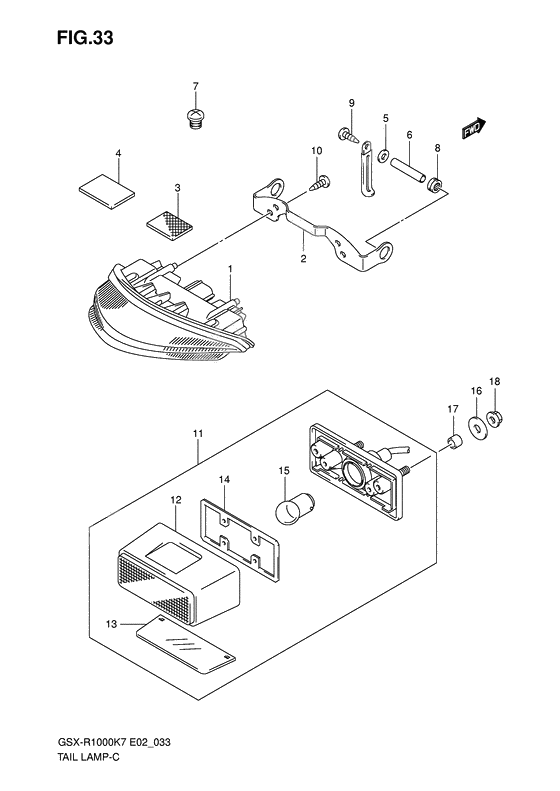 Rear combination lamp