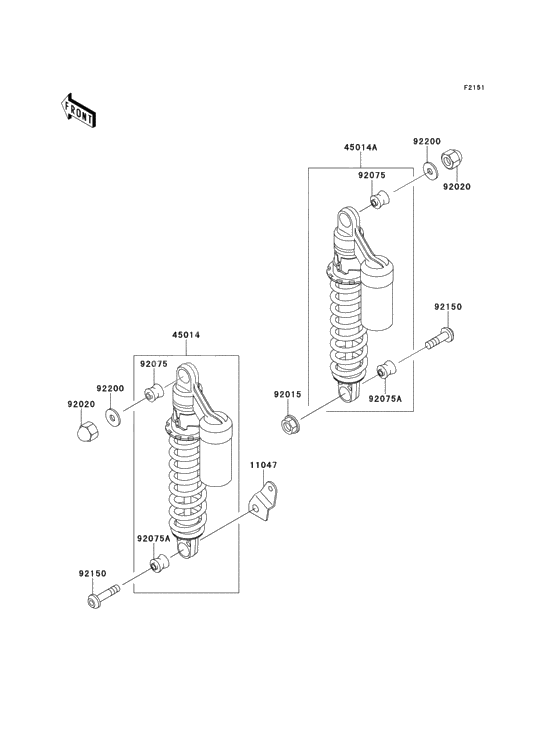 Suspension/shock absorber