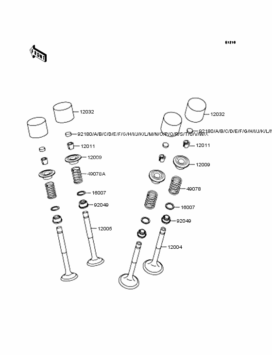 Rocker arms/valves