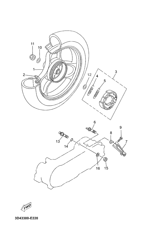 Rear wheel