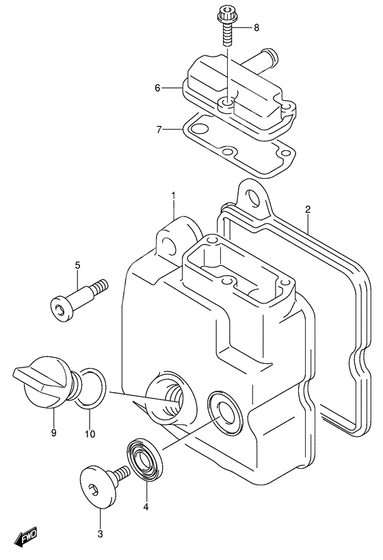 Cylinder head cover