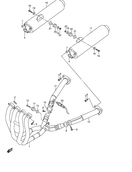 Muffler comp