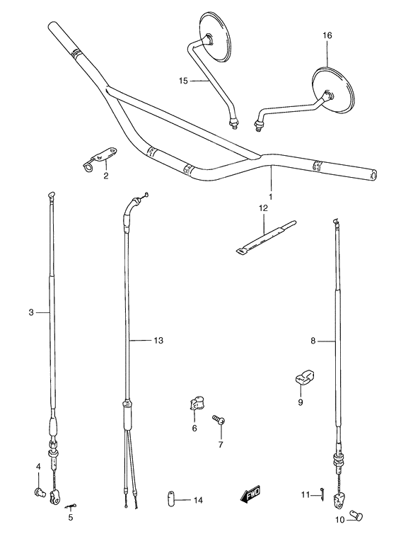 Handlebar              

                  Ts185ercv p9/ts185erw e1/ts185erx e71