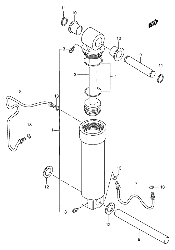 Tilt cylinder