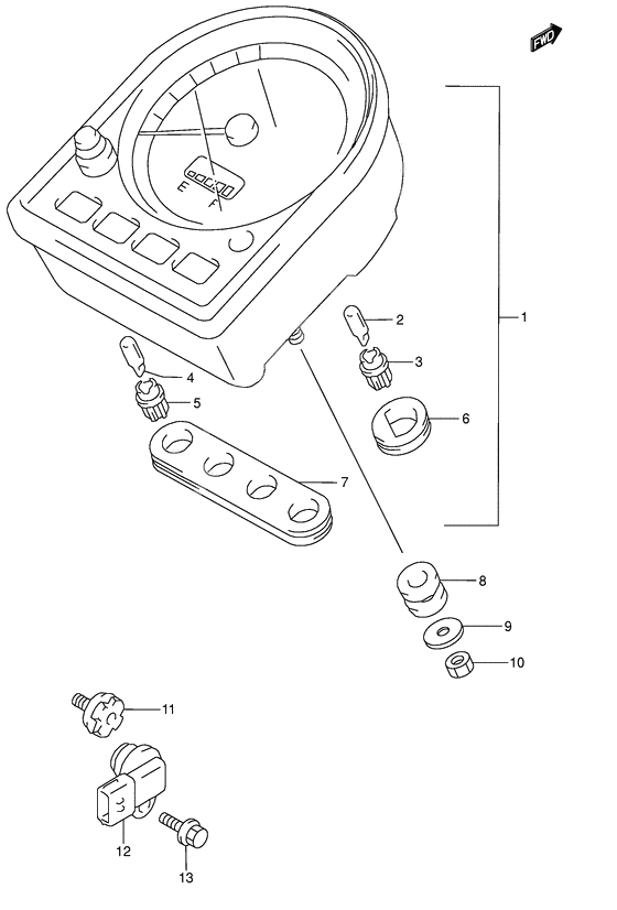 Speedometer              

                  Model w