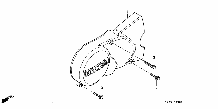 Left crankcase cover              

                  C90P/T