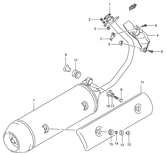 Muffler comp