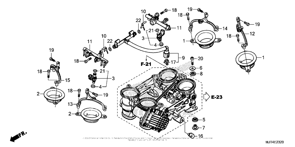 Throttle body (component parts)