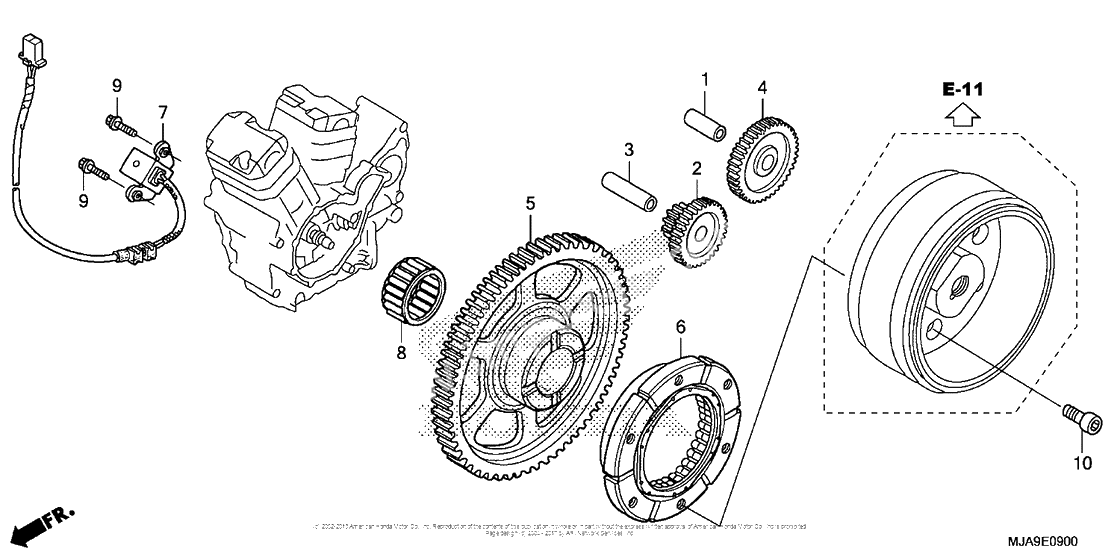 Привод стартера