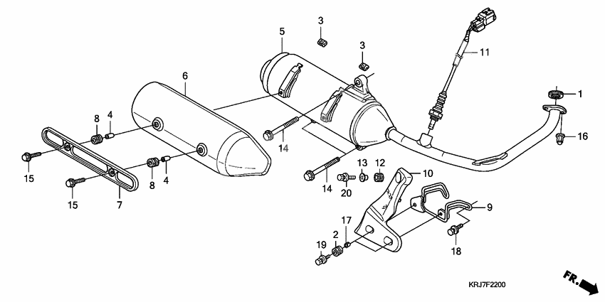 Exhaust muffler