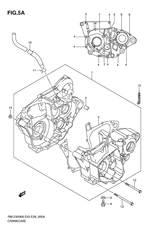 Crankcase              

                  Rm-z450l1