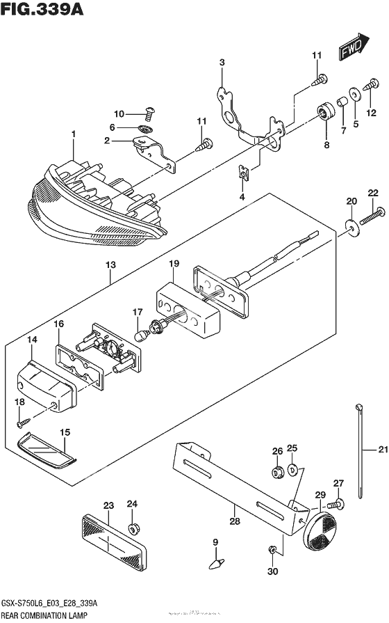 Задний фонарь (Стоп-сигнал)