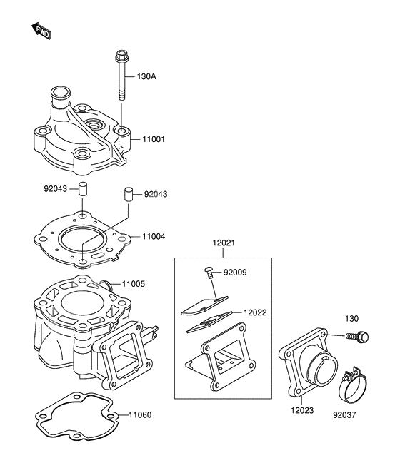 Cylinder head/cylinder