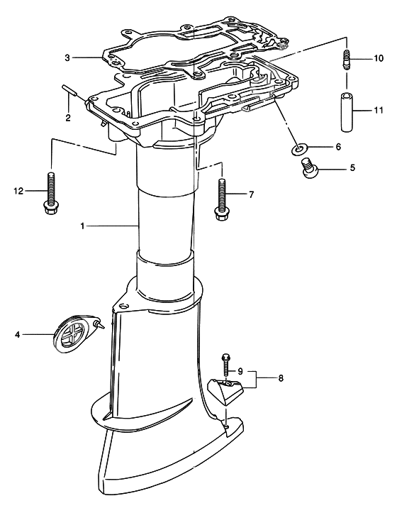 Drive shaft housing