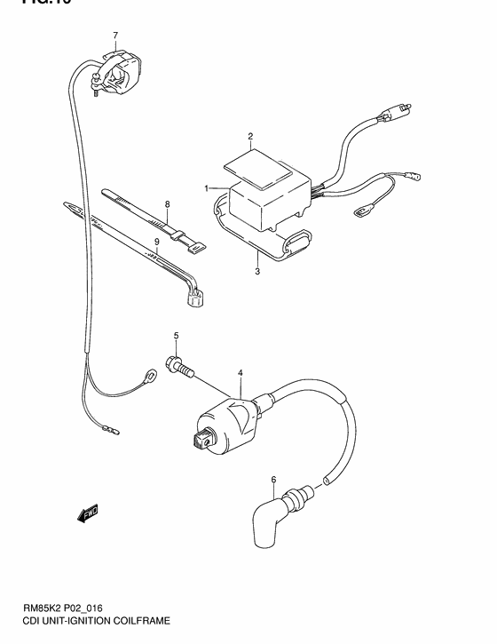 Cdi unit - ignition coil