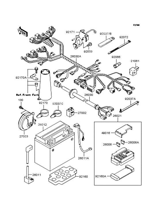 Chassis electrical equipment