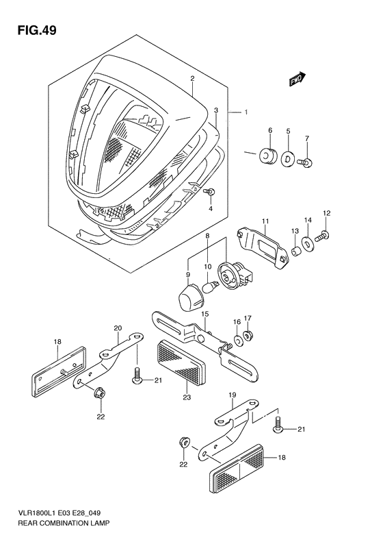 Rear combination lamp