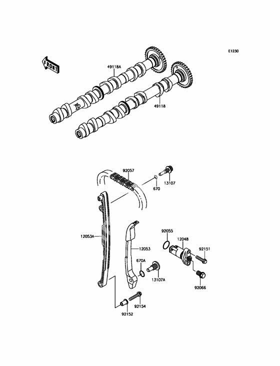 Распредвал & Цепь ГРМ & Натяжитель