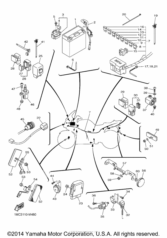 Электрооборудование              

                  2