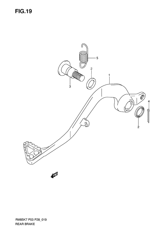 Front brake caliper