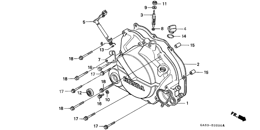 Right crankcase cover