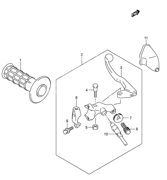 Left handle lever