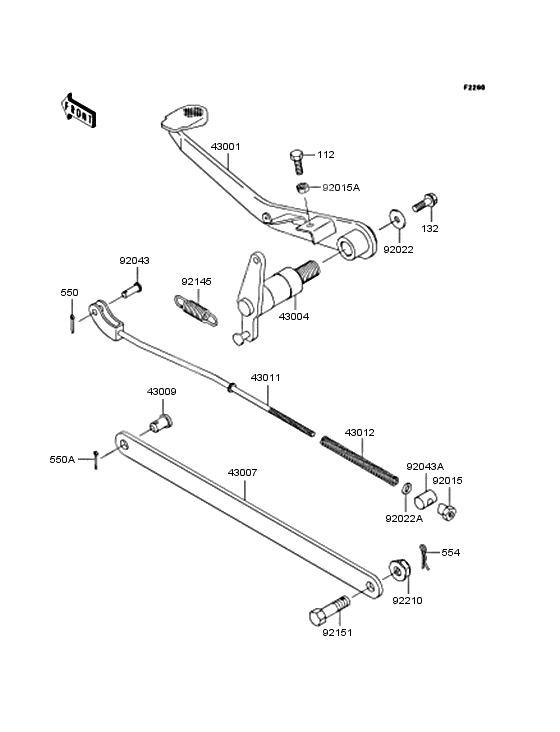 Brake pedal