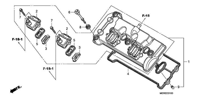 Cylinder head cover