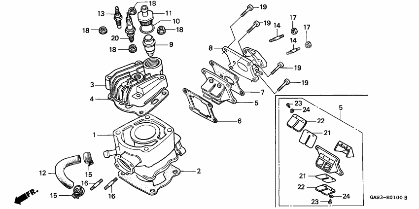 Cylinder/cylinder head