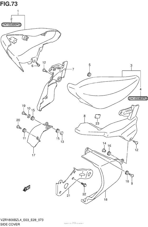 Side Cover (Vzr1800Bzl4 E03)