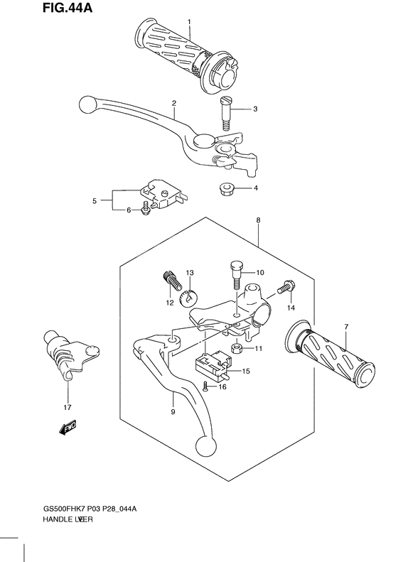 Handle lever              

                  Model l0