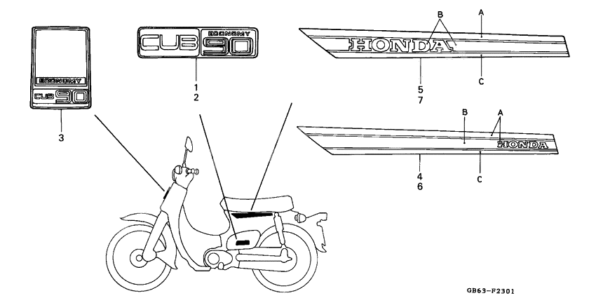 Emblem/stripe              

                  C90E/MF/G/MG/N/MN