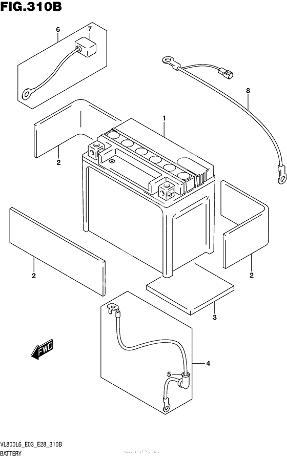 Аккумулятор (Vl800L6 E28)