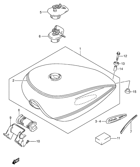 Tank fuel              

                  Model k4