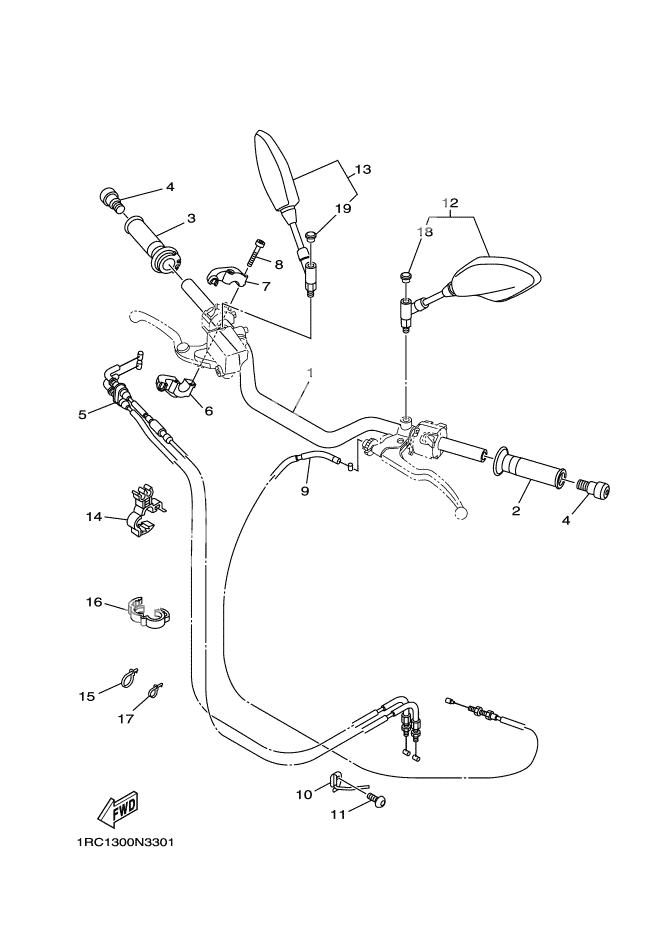 STEERING HANDLE & CABLE